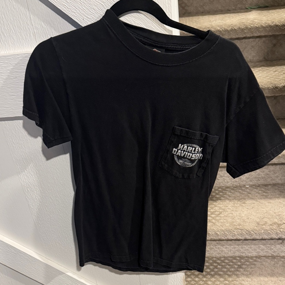 Harley-Davidson Black Tee with Pocket Logo